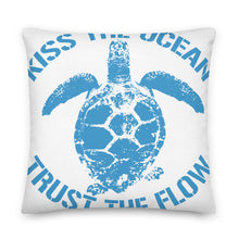 Load image into Gallery viewer, Baby Turtle Blue Pillow

